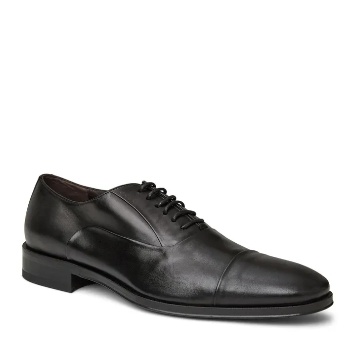 Bruno Magli Maioco Leather Oxford 8211 Black Men Dress Shoes