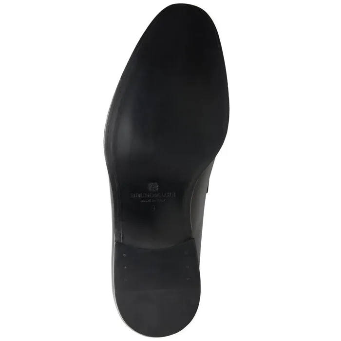 Bruno Magli Maioco Slip On Loafer Dark Brown Leather Men Loafers and Slipons