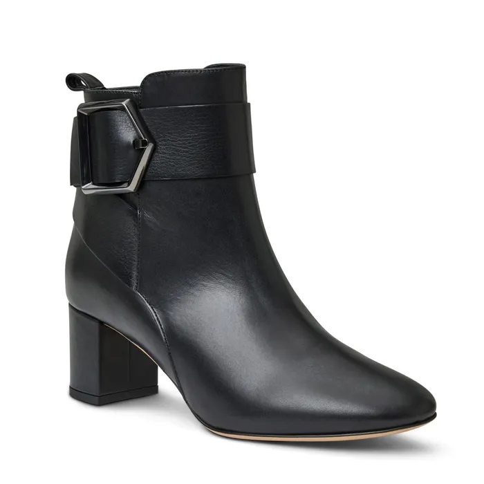 Bruno Magli Mia Side Zip Boot Black Women Boots