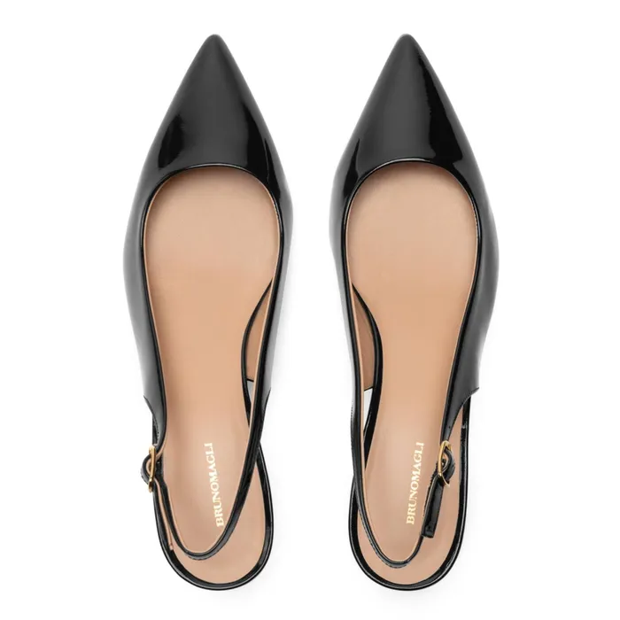 Bruno Magli Palerma Slingback Pump Emerald Patent Women Heels