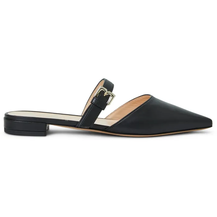 Bruno Magli PASHA Mule BLACK Women Flats and Loafers