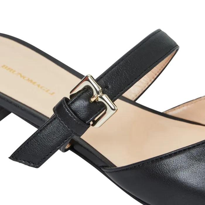 Bruno Magli PASHA Mule BLACK Women Flats and Loafers