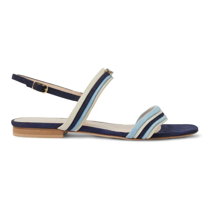 Bruno Magli PORTIA Sandal NAVYBLUESAND SUEDE Women Sandals and Slides