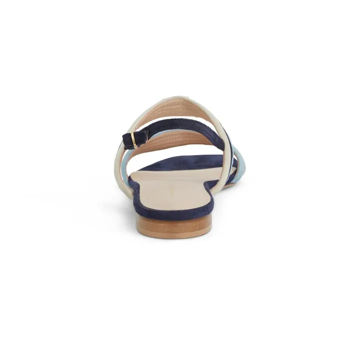 Bruno Magli PORTIA Sandal NAVYBLUESAND SUEDE Women Sandals and Slides