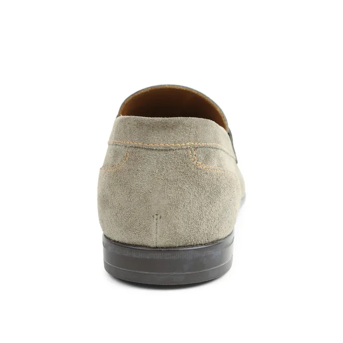 Bruno Magli Silas Suede Loafer 8211 Taupe Men Casual Shoes