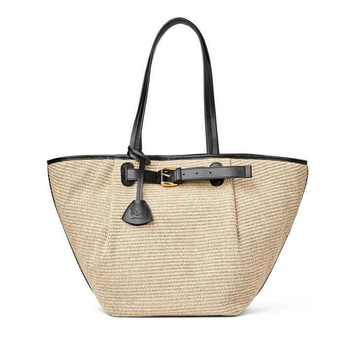 Bruno Magli Tessa Raffia Palm Tote Women Handbags