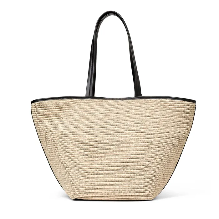 Bruno Magli Tessa Raffia Palm Tote Women Handbags