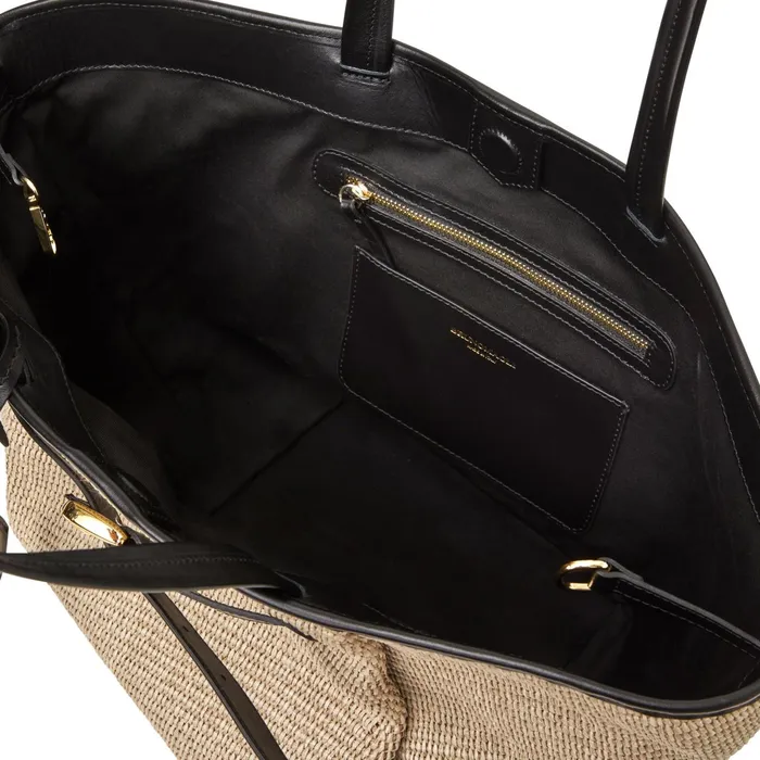 Bruno Magli Tessa Raffia Palm Tote Women Handbags