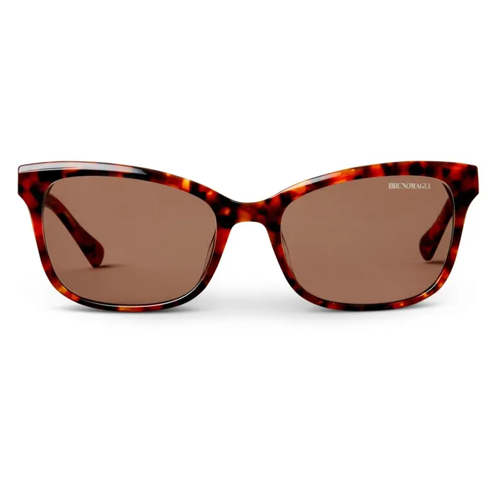 Bruno Magli Vales Limited Edition Cateye Sunglasses Honey Tortoise Women Sunglasses