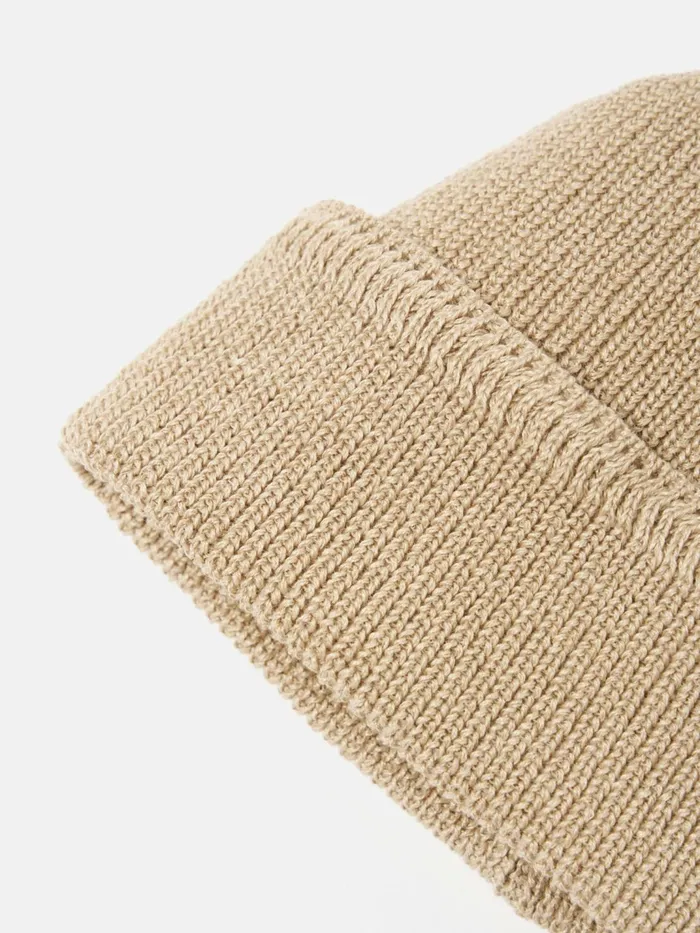 Cableami Waffle Watchcap In Natural Linen Men Universal Works Hats