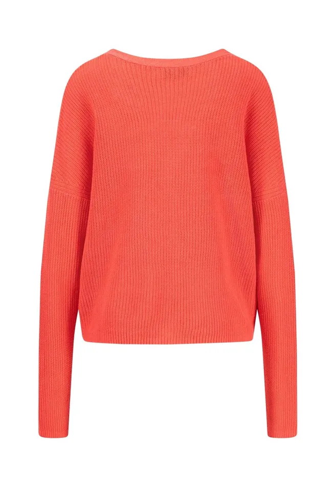 Cardigan Women FYNCHHATTON Part Jacket With A Linen Content Summer Red