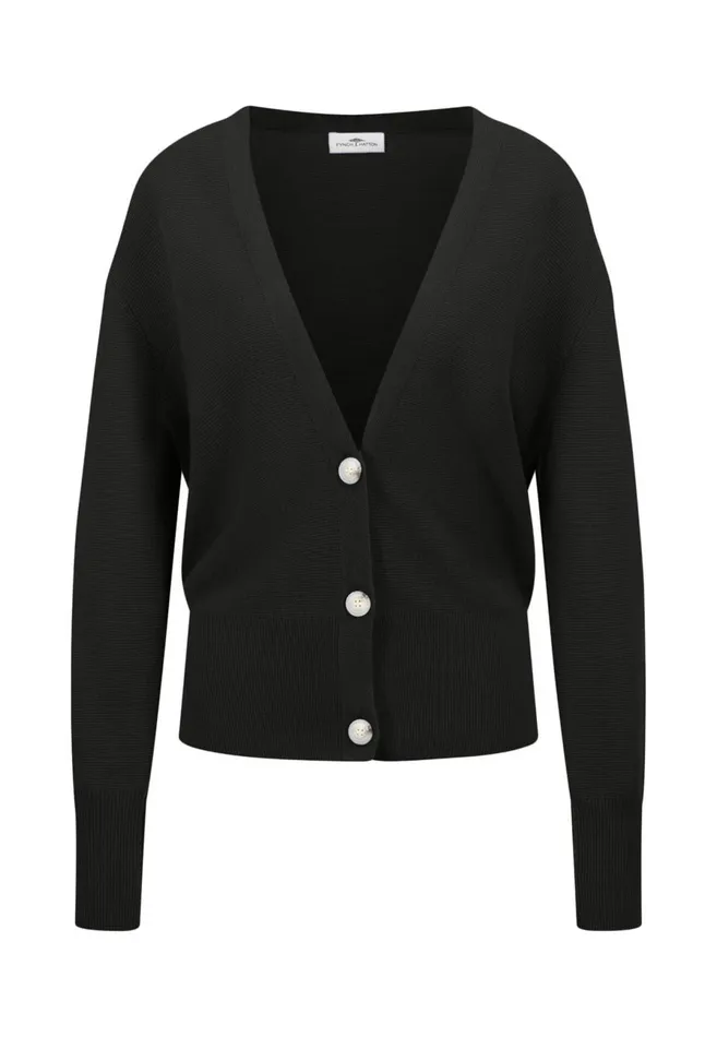 Cardigan Women FYNCHHATTON Parting Jacket Made Of Wool Mix With Buttons Blackroyal Bluewinter Beige