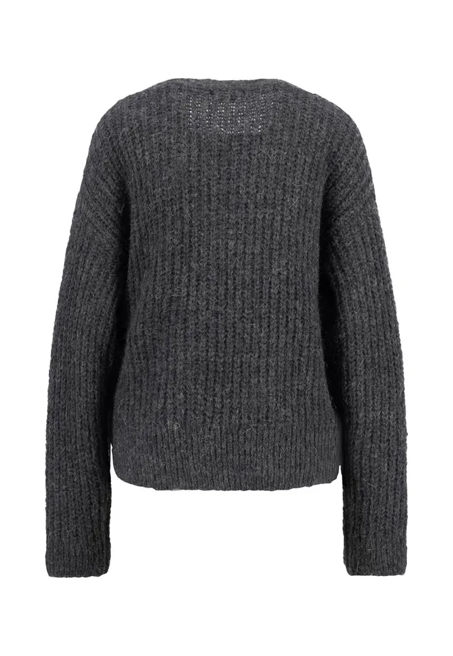 Cardigan Women FYNCHHATTON Wrapping Jacket Made Of Alpaca Wool Mix Warm Gray