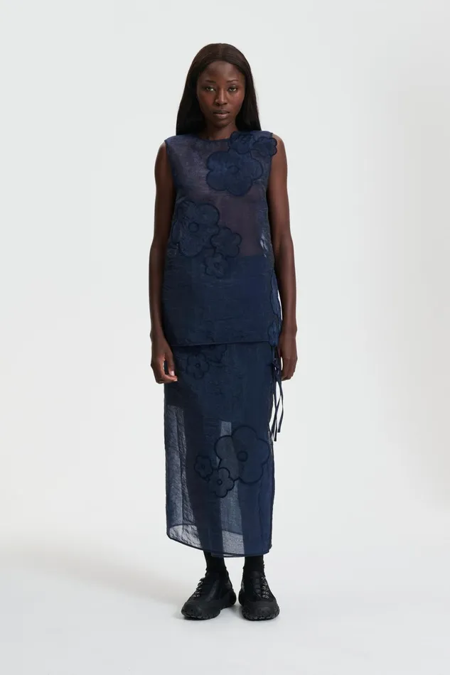 Cecilie Bahnsen Blouses Women ALBA TOP Navy