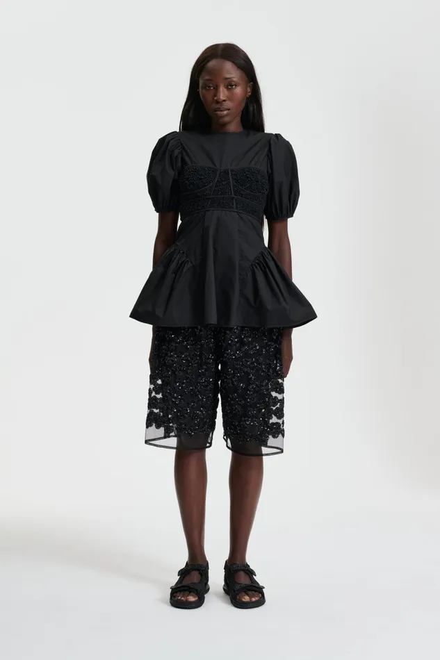 Cecilie Bahnsen Blouses Women CONNER TOP Black