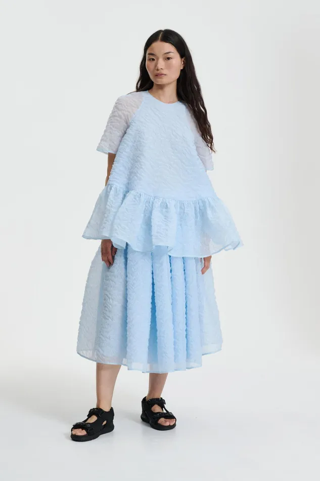 Cecilie Bahnsen Blouses Women SUSI TOP Light Blue