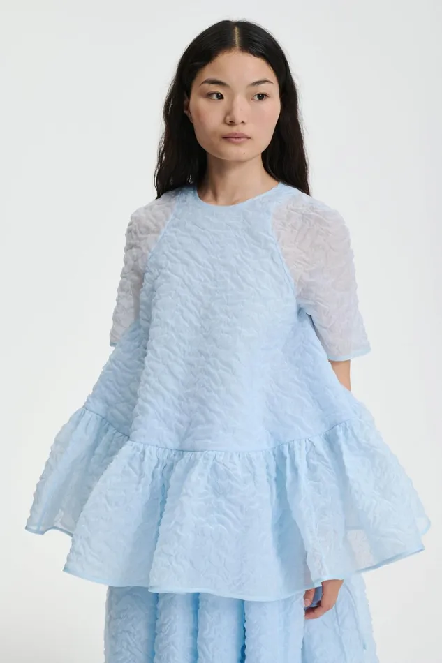 Cecilie Bahnsen Blouses Women SUSI TOP Light Blue
