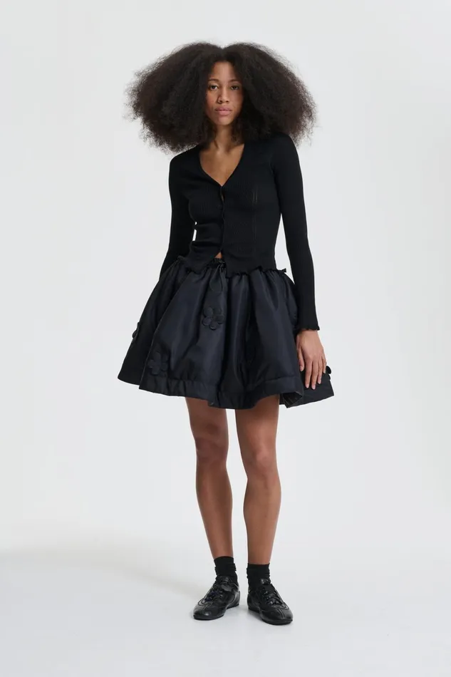Cecilie Bahnsen Knits Women BESSIE CARDIGAN Black
