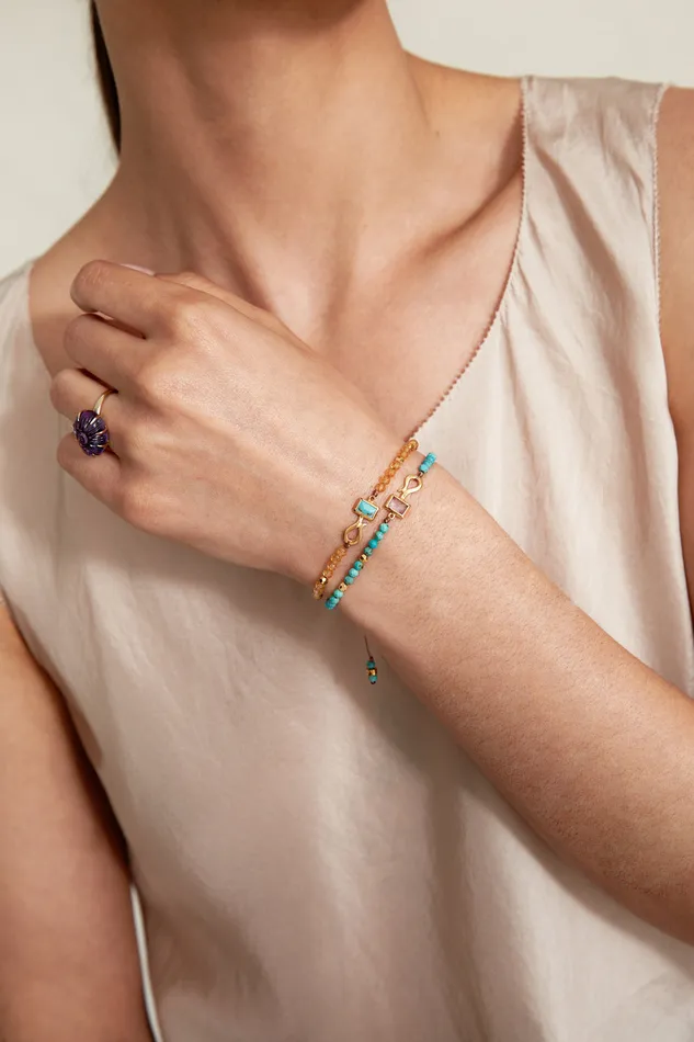 Chan Luu Bracelets Bermuda Bracelet Citrine Mix 8211 Women