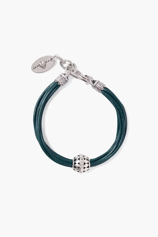 Chan Luu Bracelets James Leather Bracelet Green 8211 Women