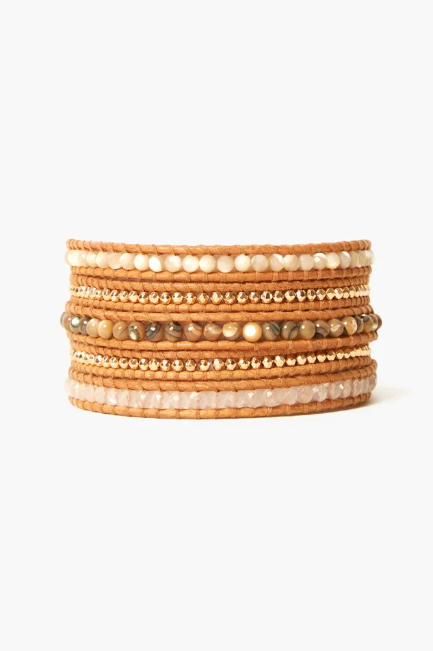 Chan Luu Bracelets Santi Wrap Bracelet Natural Mix 8211 Women