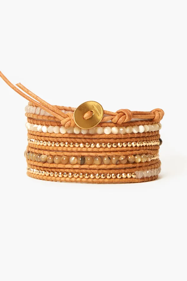 Chan Luu Bracelets Santi Wrap Bracelet Natural Mix 8211 Women