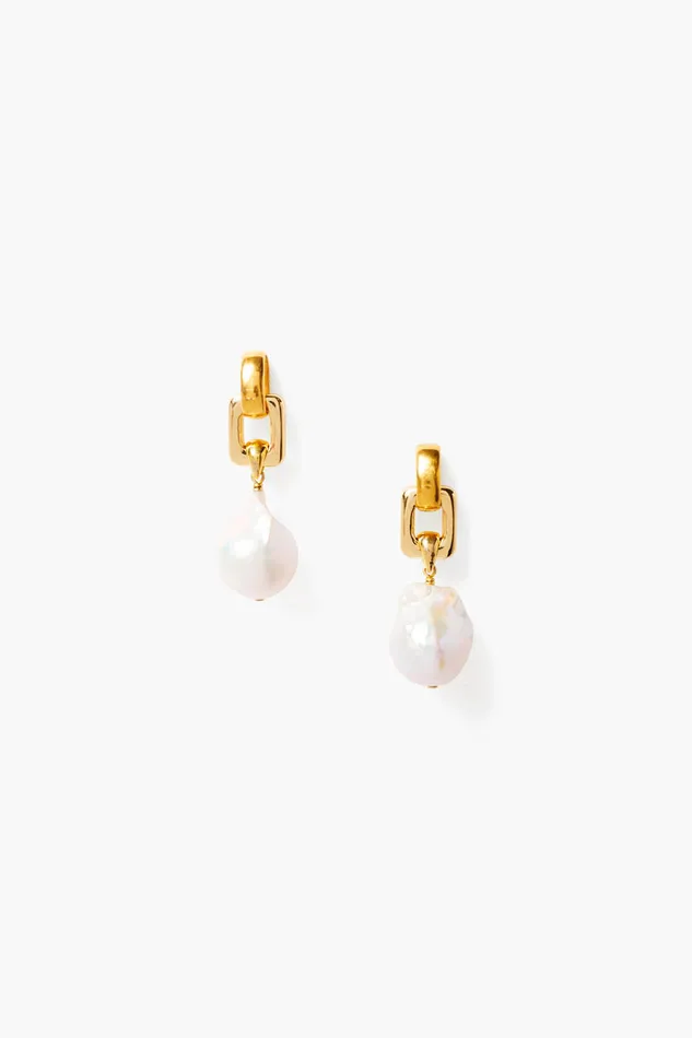 Chan Luu Earrings Ellis Earrings White Pearl 8211 Women