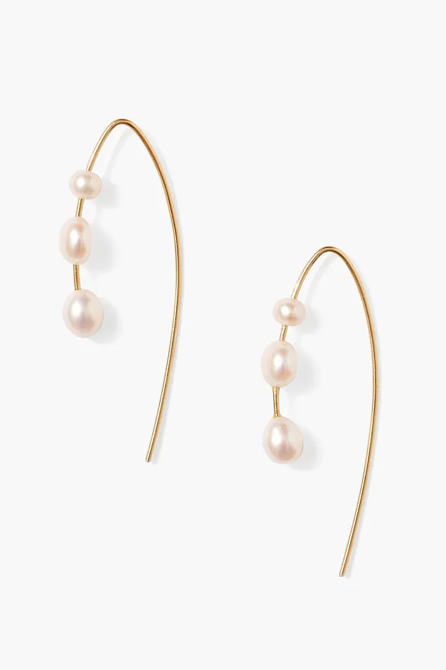 Chan Luu Earrings Hanalei Pearl Earrings Gold 8211 Women