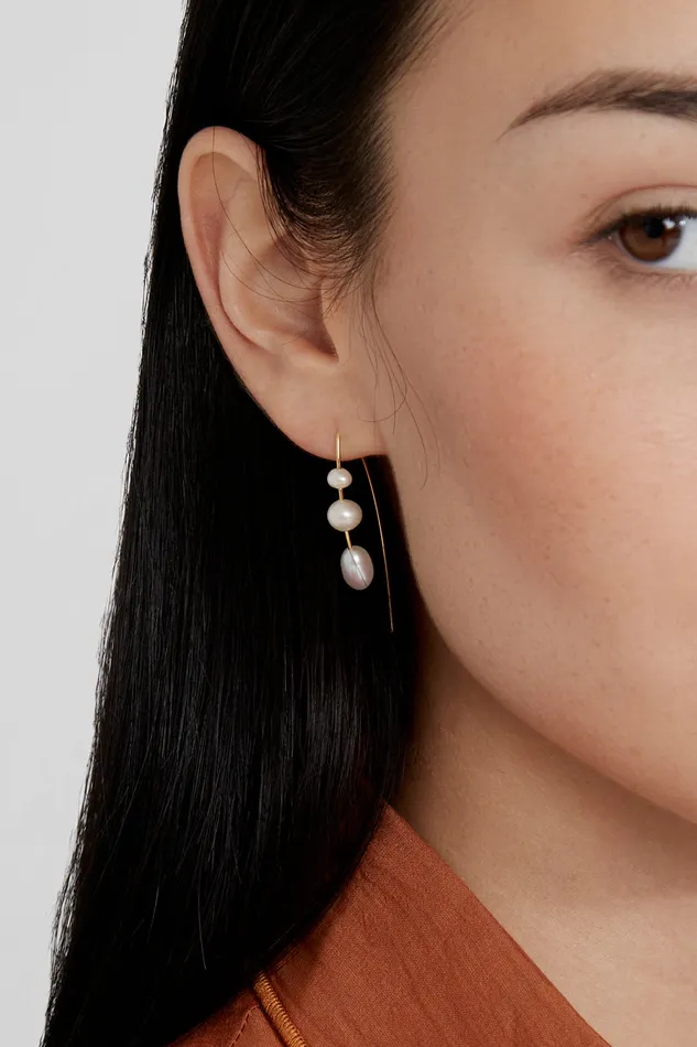 Chan Luu Earrings Hanalei Pearl Earrings Gold 8211 Women