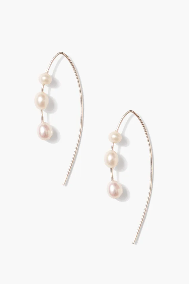 Chan Luu Earrings Hanalei Pearl Earrings Silver 8211 Women