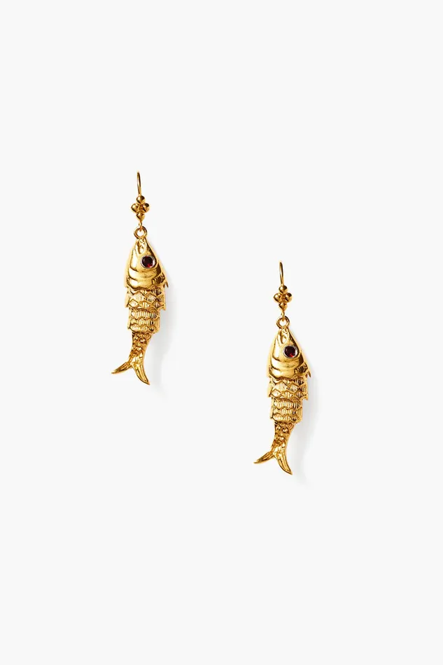 Chan Luu Earrings Koi Earrings Garnet 8211 Women