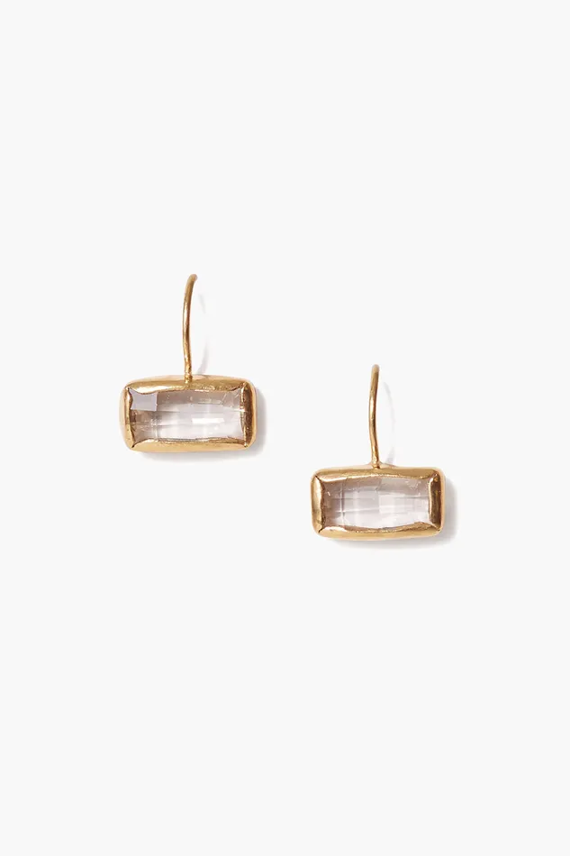 Chan Luu Earrings Silver Shade Crystal Tab Earrings 8211 Women