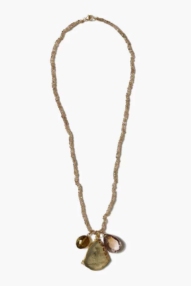 Chan Luu Necklaces 14k Gaius Cameo Necklace Multi 8211 Women
