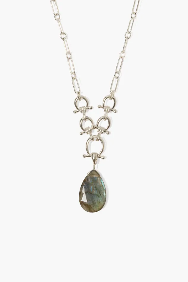 Chan Luu Necklaces Cheval Necklace Silver Labradorite 8211 Women