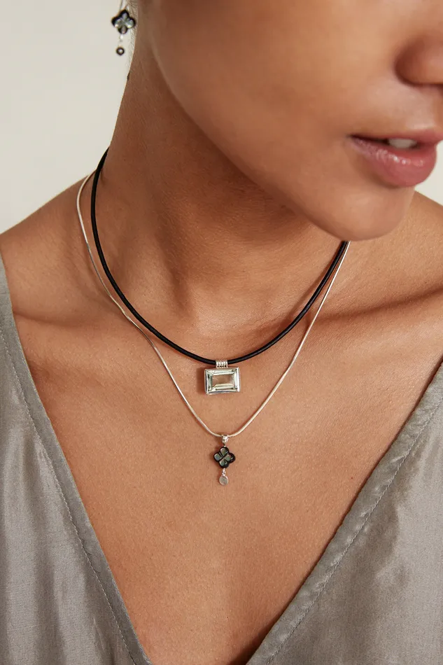 Chan Luu Necklaces Cora Necklace Green Amethyst 8211 Women