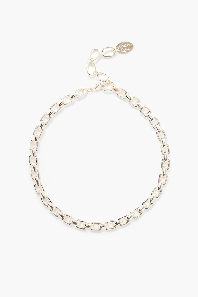 Chan Luu Necklaces Ellis Chain Link Necklace Silver 8211 Women