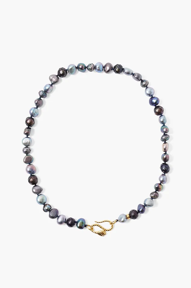 Chan Luu Necklaces Keshi Pearl Cobra Necklace Peacock Mix 8211 Women