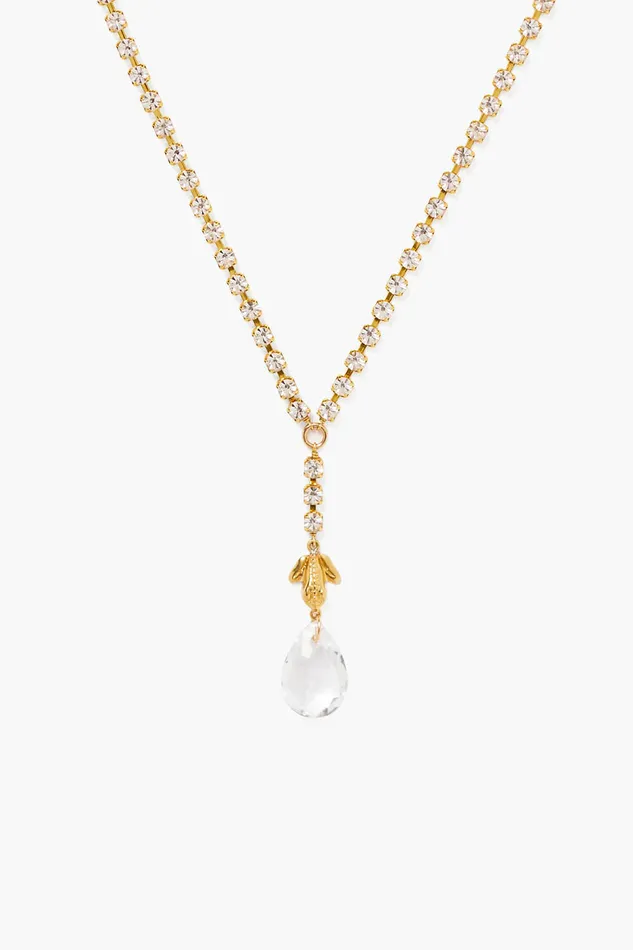 Chan Luu Necklaces Pippa Drop Necklace Crystal 8211 Women