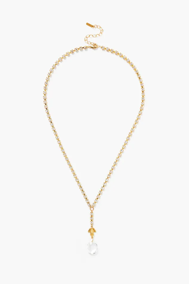 Chan Luu Necklaces Pippa Drop Necklace Crystal 8211 Women