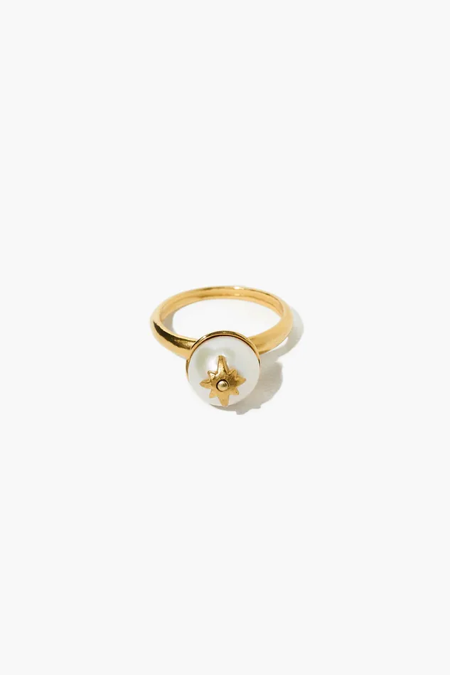 Chan Luu Rings Cecilia Ring White Pearl 8211 Women
