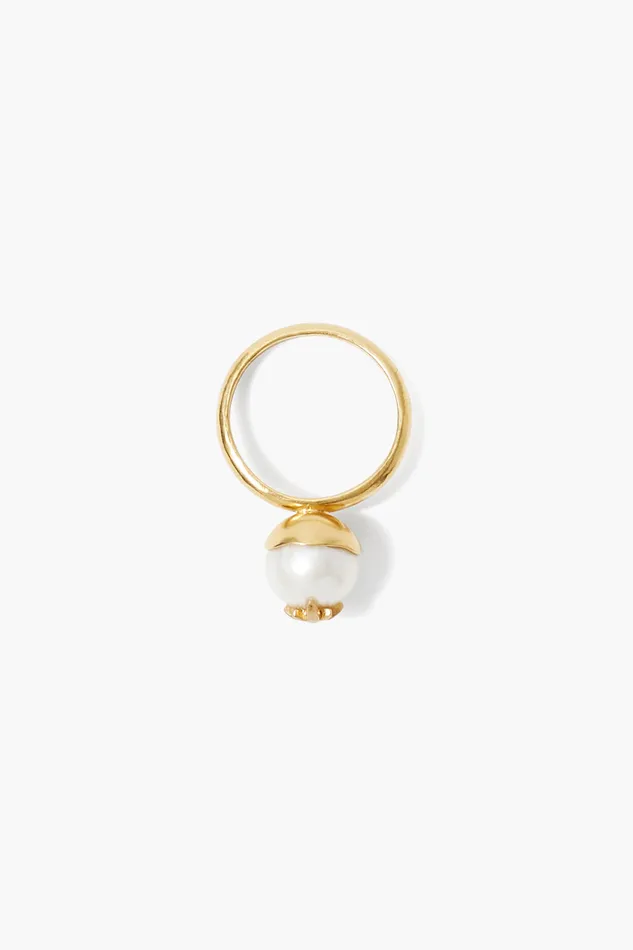 Chan Luu Rings Cecilia Ring White Pearl 8211 Women