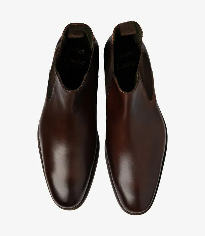 Chelsea Boots Loake Men Wareing Dark Brown Chelsea Boots Loake Men Wareing Dark Brown