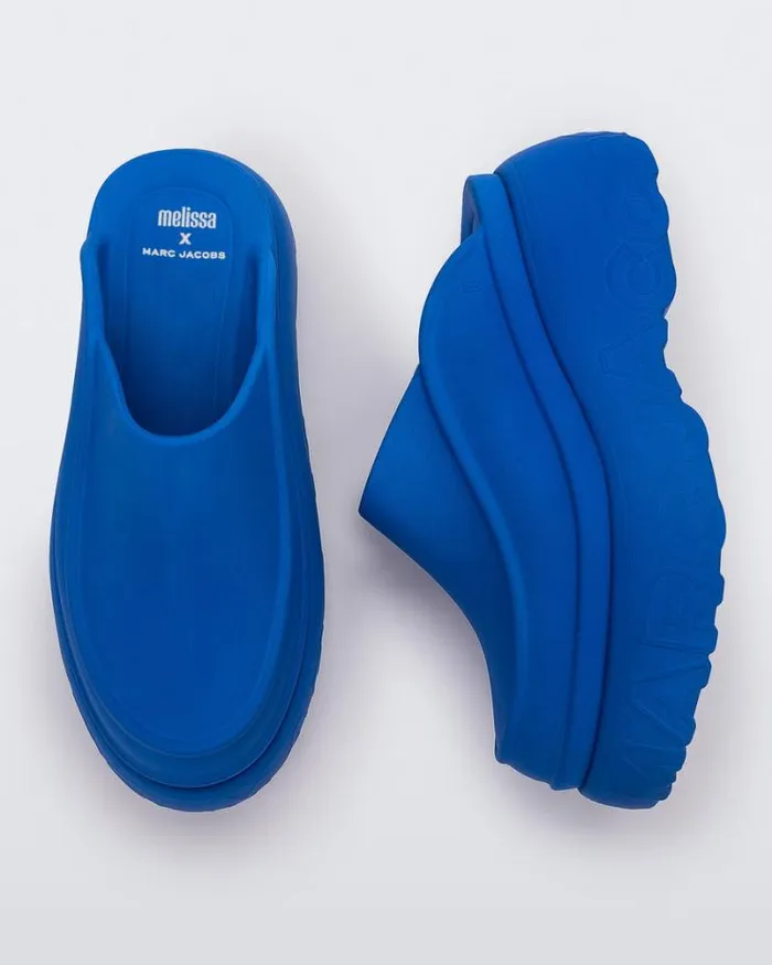 Clog Blue Women Melissa Slides