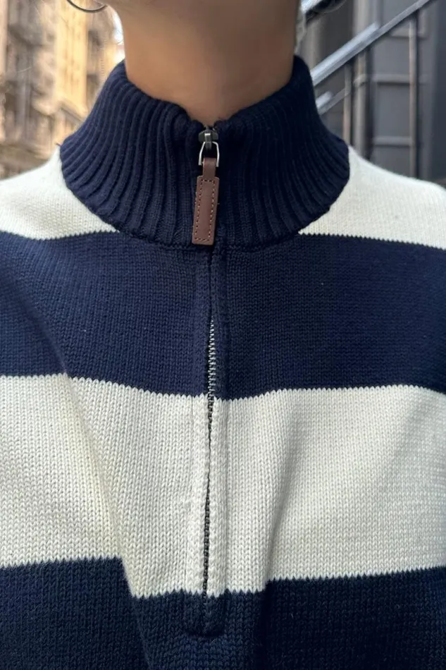 Clothing Aleah Cotton Stripe Sweater Brandy Melville SWEATERS