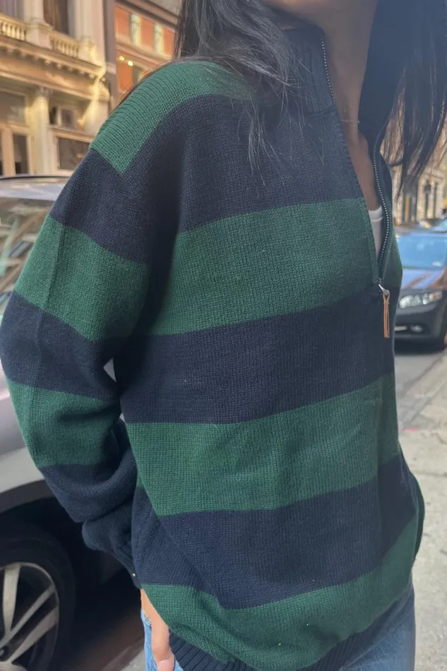 Clothing Aleah Cotton Stripe Sweater Brandy Melville SWEATERS