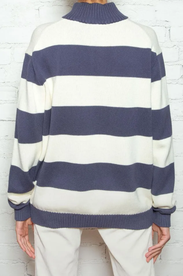 Clothing Aleah Cotton Stripe Sweater Brandy Melville SWEATERS