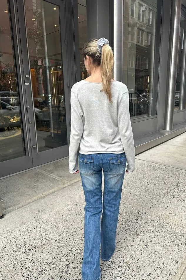 Clothing Andi VNeck Cotton Sweater Brandy Melville SWEATERS Clothing Andi VNeck Cotton Sweater Brandy Melville SWEATERS