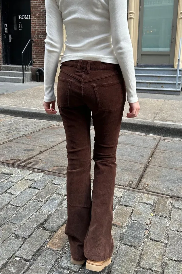 Clothing Annie Corduroy Pants Brandy Melville BOTTOMS