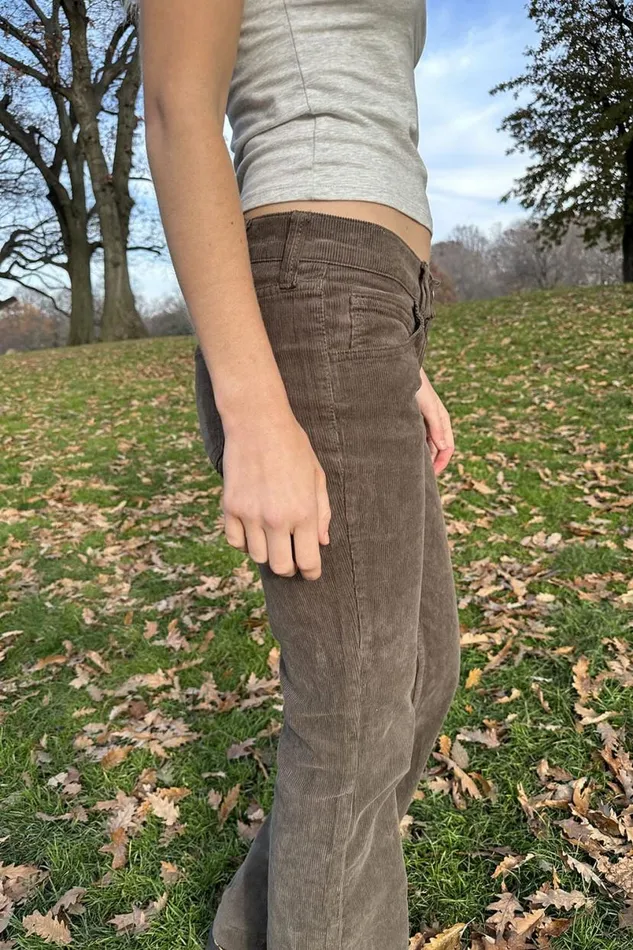 Clothing Annie Corduroy Pants Brandy Melville BOTTOMS
