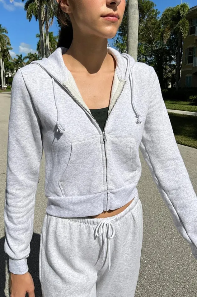 Clothing Crystal Hoodie Brandy Melville SWEATPANTS and SWEATSHIRTS